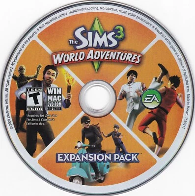The Sims 3: World Adventures Expansion Pack (PC, 2009) *DISC ONLY* - Image 1 of 2