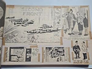 Vintage WW2 Wartime Cartoons Mainly From Daily Mail Mar 1944-Apr 1944, 97 Pages - Picture 1 of 24