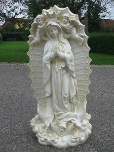 Maria Madonna Mutter Gottes Heiligenfigur 117 cm hoch Kunstharz neu  - Bild 1 von 6