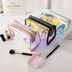 Colorful Laser Cosmetic Bag Waterproof Travel Storage Bag Makeup Bag Travel - Picture 1 of 10