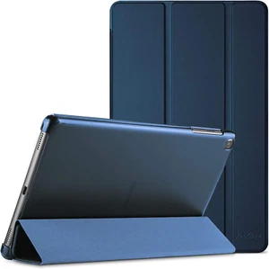 Funda delgada de cuero PU plegable negra para Samsung Galaxy Tab A 10.1 2019 nueva - Imagen 1 de 13