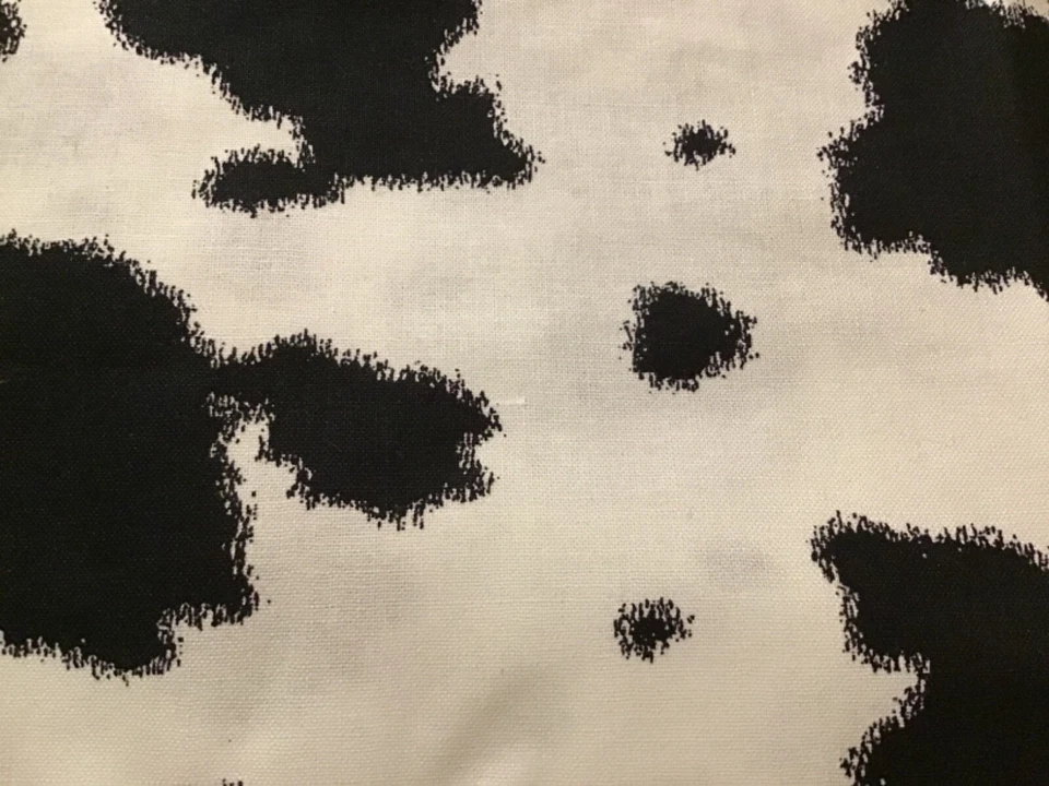 Vaca Estampado Granja Negro Blanco Manchas Máscara Máscaras Reversible Mujeres Hombres Adolescentes Algodón Nuevo Foto 1 de 1