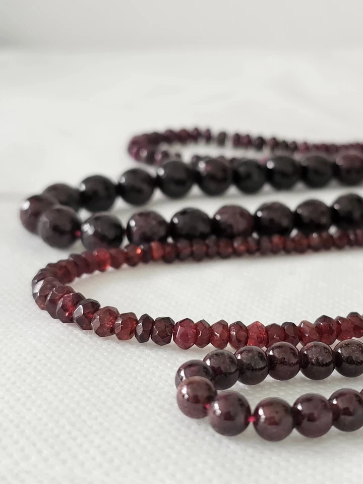 Garnet Genuine Gemstone Strands - Image 1 of 4