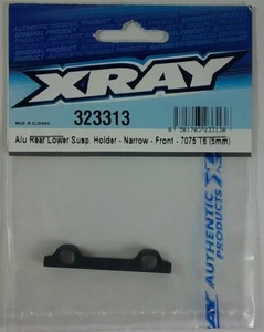 XRAY 323313 Aluminum Rear Lower Suspension Holder - Narrow-Front-7075-T6-5mm. - Picture 1 of 2