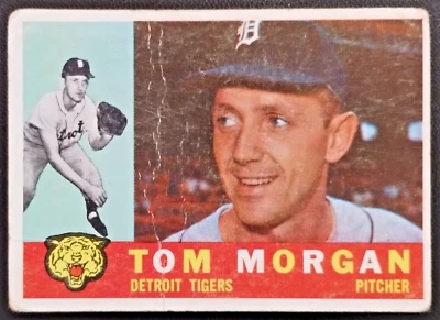 1960 Topps # 33 Tom Morgan  Poor/FAIR (2) - Image 1 of 3