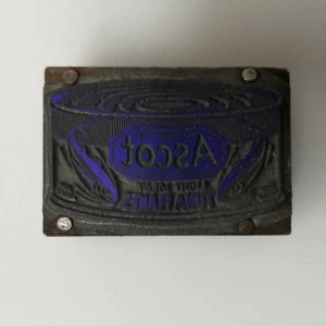 Bloque impresora tipográfica impresión Ascot copos de atún  - Imagen 1 de 2