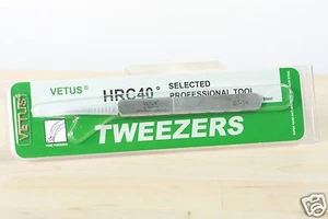 Vetus tweezers ST-14 super fine tip straight 110mm NEW - Picture 1 of 3