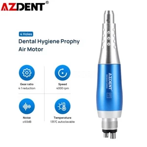 USA Dental 4:1 Straight Hygiene Prophy Handpiece  360°Swivel Air Motor 4Hole - Picture 1 of 24