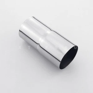 2.25" ID to 2.5" OD Exhaust Pipe Connector Adapter Reducer 304 Stainless Steel - Foto 1 di 3