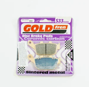 GoldFREN S33-306 Ceramic Carbon Sintered Brake Pads - 1 Pair - Picture 1 of 2