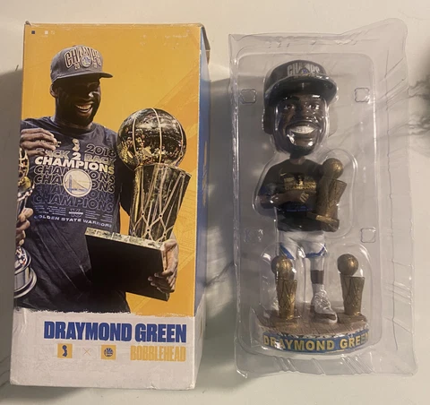 Draymond Green Back To Back Champions Bobblehead 2017-2018 Cover