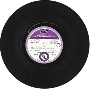 RECORDISC 6.5'' 78 RPM RECORD TRU TO SELL ENGLISH  78rpm - Picture 1 of 1