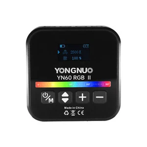 YONGNUO YN60RGB II Pocket LED RGB Video Light f/ Live Streaming Photography Y4Z5 - Picture 1 of 11