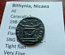 Caracalla Bythinia Nicaea Flaming altar Ae16, unpublished