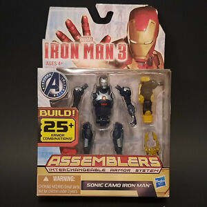 Hasbro Iron Man 3 Assemblers Sonic Camo Iron Man Sealed 2012