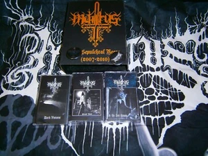 MANTUS - The Sepulchral Years. Deluxe Box Set 3 Tape - Picture 1 of 5