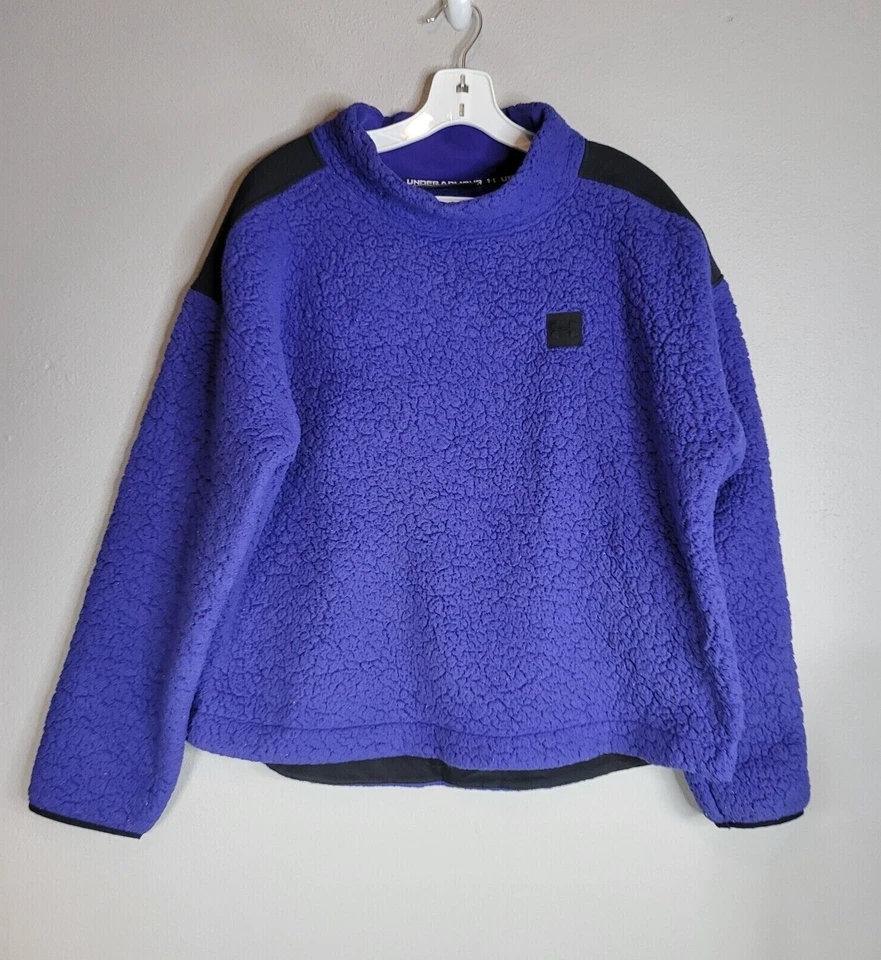 Pullover Under Armour UA Sherpa polar para mujer XL púrpura grueso y cálido  Foto 1 de 4