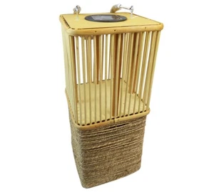 Lanterna Carica Solare Quadrata 12x12x23 Addobbi Cerimonia - Imagen 1 de 1