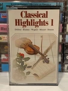 Classical Highlights 1 Cassette Tape Compilation Brahms Wagner Mozart Strauss - Picture 1 of 2