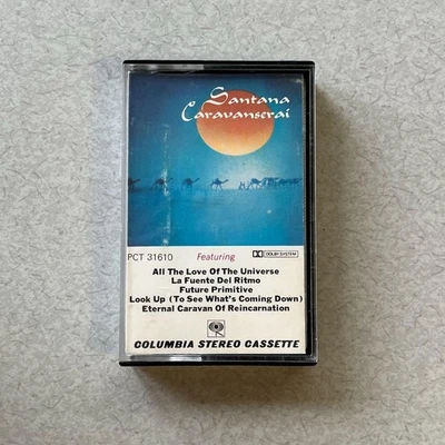 Vintage Santana Cassette Caravanserai 1972 Jazz Rock Latin Columbia PCT 31610 - Image 1 of 3