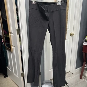Ann Taylor Loft Women's Dress Pants Gray Size 6 Marisa Bootcut Stretch Low Rise - Picture 1 of 5