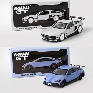 Hyundai Motors N Collection N Vision 74 RN22e Diecast Mini Car 1:64 Mini GT - Picture 1 of 15