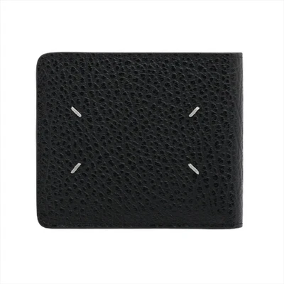 Cartera compacta de cuero negra Maison Margiela 4 puntadas Foto 1 de 4