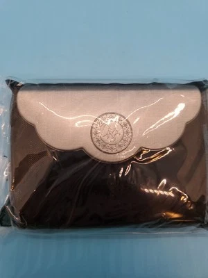 New Travel Mirror Purse Silver And Black with Gift Bag - Image 1 of 4