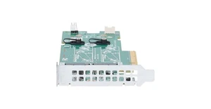 Dell Dual M.2 SATA SSD PCIe Slot Controller Adapter Karte - Bild 1 von 4