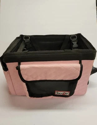 S̶noozer Buddy Pet Rider Bicycle Basket Seat Small Dogs Cargo Pink Heavy Duty  - Image 1 of 4