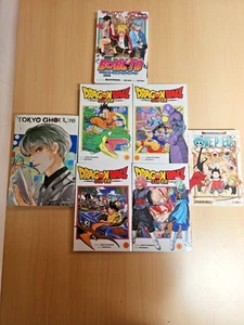 Manga Lot - Dragon Ball Super Vol 1-4, Tokyo Ghoul:re, Boruto, One Piece Vol 43 - Picture 1 of 6