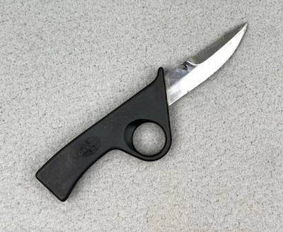 Cuchillo de buceo vintage Dacor herramienta de buceo océano con orificio para dedos Foto 1 de 4