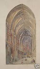 John Staines Babb London Peckham Glas-Fenster Kirche Gotik England  Altar 1860