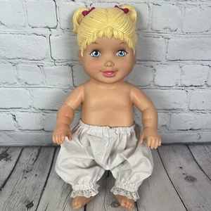 Vintage SELTEN 1993 Lauer Viacom Wasserbabys Baby Puppe Kleinkind Mädchen Zöpfe HTF - Bild 1 von 14