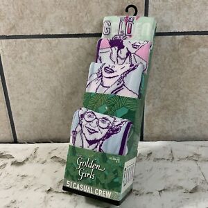 The Golden Girls Casual Crew Socks New In Open Package Missing 1 Sock