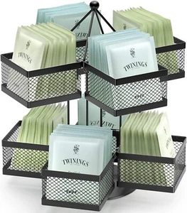  Tea Bag Organizer 96 Tea Bag Containers for Kitchen Counter - Picture 1 of 7