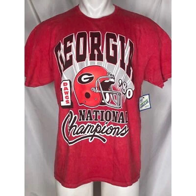 Georgia Bulldogs 1980 National Champs '47 Men's Vintage Tubular T-Shirt NWT - Image 1 of 4