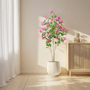 6FT Artificial Bougainvillea Flowers Tree for Decor Home Office - Picture 1 of 7