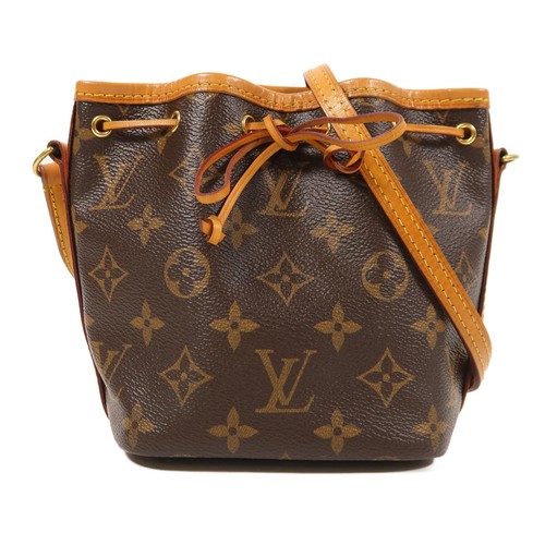 LOUIS VUITTON（LV） Borsa a tracolla Louis Vuitton LV GHW Nano Noe M41346 monogramma marrone