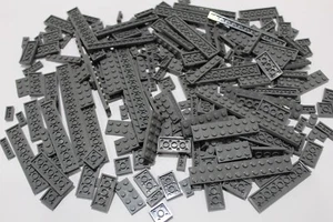 LEGO 200 Platten Plates einreihig zweireihig neu-dunkelgrau darkbluishgray #3922 - Bild 1 von 1
