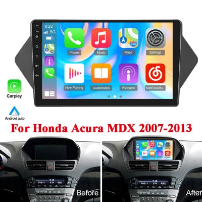 Radio estéreo GPS Apple Carplay 64 GB para Honda Acura MDX 2007-2013 Android 13 Foto 1 de 4