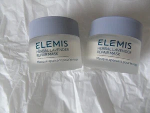 Elemis Herbal Lavender Repair Mask 2 x 30ml Jars, New & Unused - Picture 1 of 3