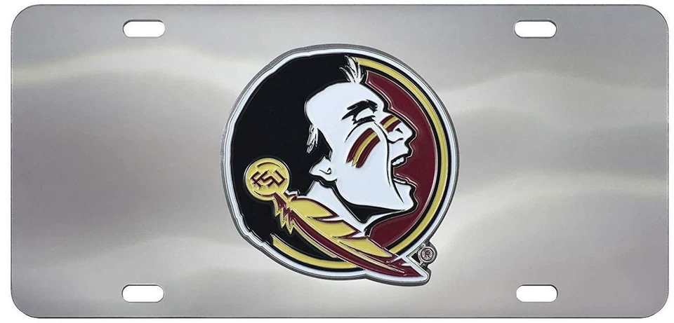 Florida State Seminoles NCAA Chrome Die Cast License Plate - Image 1 of 1