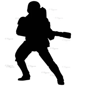 Storm Trooper Star Wars Vinyl Decal Sticker for wall,  bedroom, home, decor - Picture 1 of 12