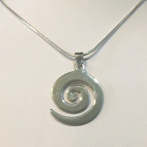 Swirl Sterling Silver Pendant Only (NO NECKLACE INCLUDED) - Brand New - Picture 1 of 1