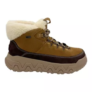 UGG TERRETRAIL COZY LACE UP CHESTNUT SUEDE SHEEPSKIN WOMEN'S US SIZE 7.5 - Picture 1 of 7