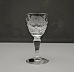 Royal Brierley Cristallo Caprifoglio Taglio Cordiale Bicchiere Liquore 3 3/4" 9,5 cm 1° - Foto 1 di 1