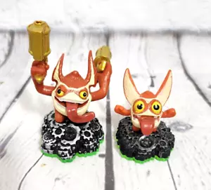 Skylanders Swap Force Trap Team Figures 2x Lot TRIGGER HAPPY & SNAPPY - Picture 1 of 1