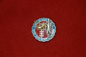 INSIGNE 1° REGIMENT HUSSARDS PARACHUTISTE-4° ESCADRON SANS REPIT-BICENTENAIRE - Bild 1 von 2