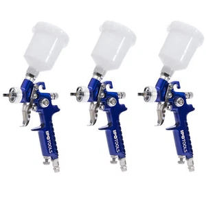 3x MINI HVLP Lackierpistole Spritzpistole Spraypistole 0,5mm 0,8mm 1,0mm Düsen - Bild 1 von 10